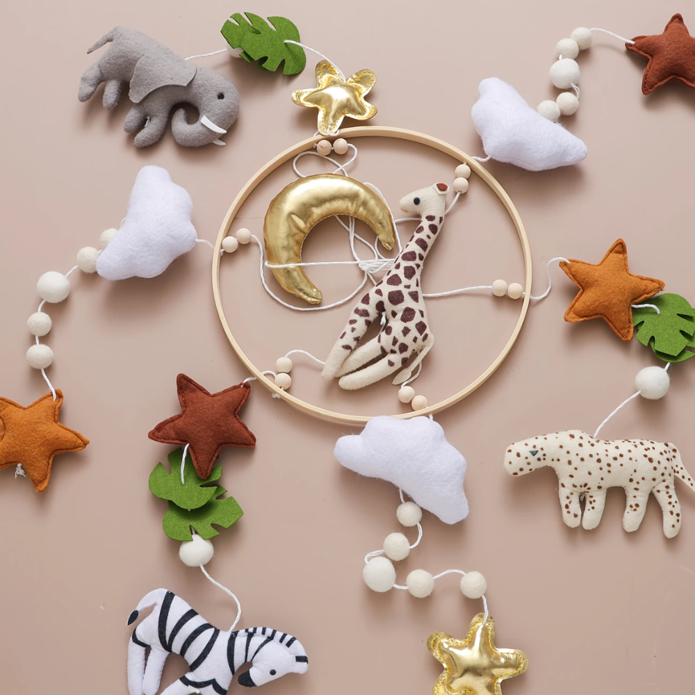 Baby Mobile Handmade Noliboobaby - Savanna