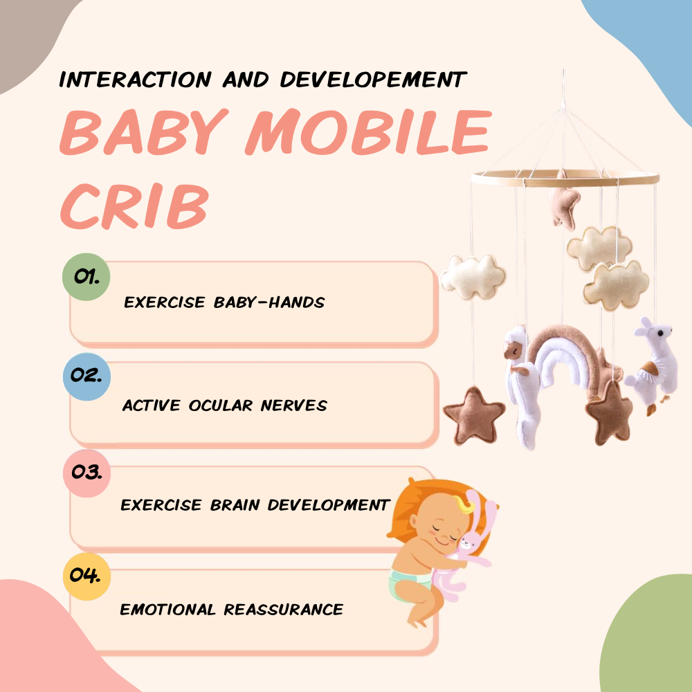 Baby Mobile Handmade Noliboobaby - Alpaca