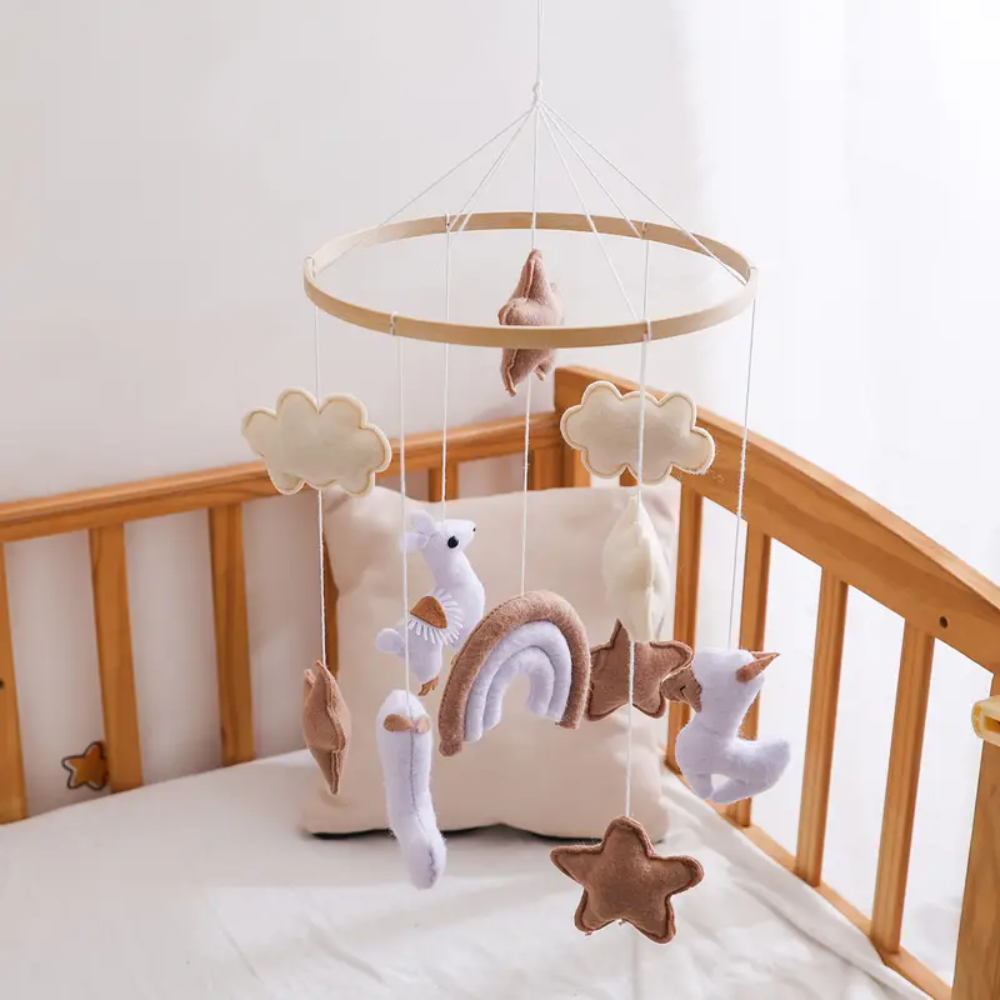 Baby Mobile Handmade Noliboobaby - Alpaca