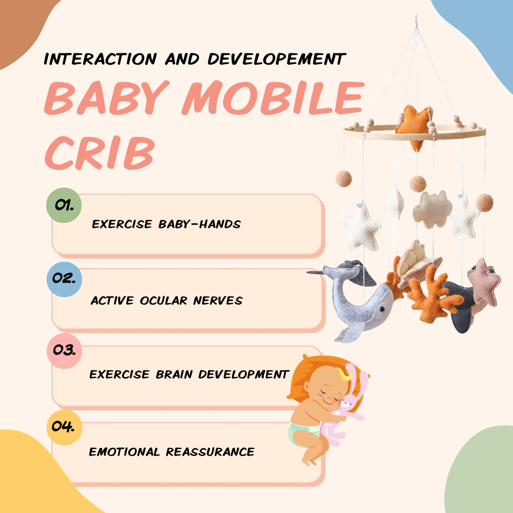 Baby Mobile Noliboobaby Handmade - Amber Seas