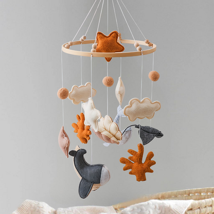 Baby Mobile Noliboobaby Handmade - Amber Seas