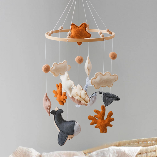Baby Mobile Noliboobaby Handmade - Amber Seas