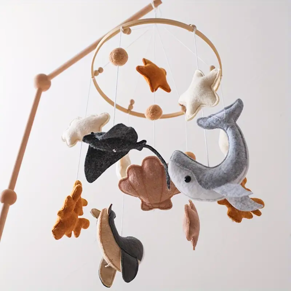 Baby Mobile Noliboobaby Handmade - Amber Seas