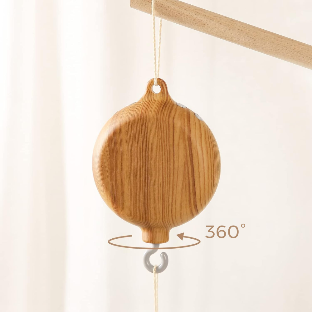 Baby mobile music motor 360° rotating