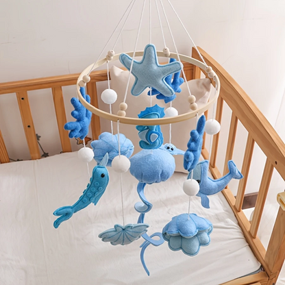 Baby Mobile Handmade Noliboobaby - Blue Ocean