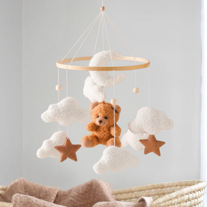 Baby Mobile Handmade Noliboobaby - Brown Bear