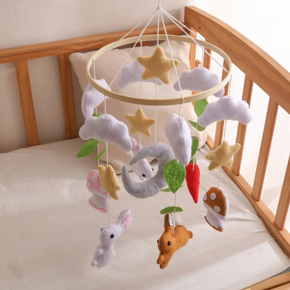 Baby Mobile Handmade Noliboobaby - Bunnies and the Magic Forest