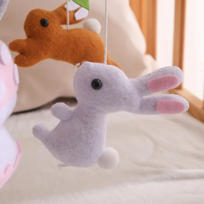 Baby Mobile Handmade Noliboobaby - Bunnies and the Magic Forest
