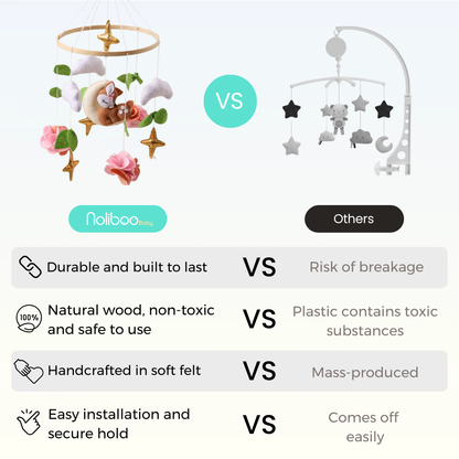 Baby Mobile Noliboobaby Handmade - Deer