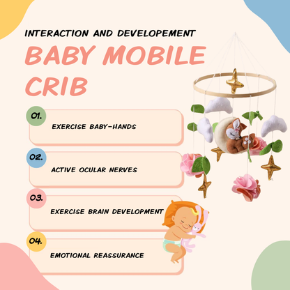 Baby Mobile Noliboobaby Handmade - Deer