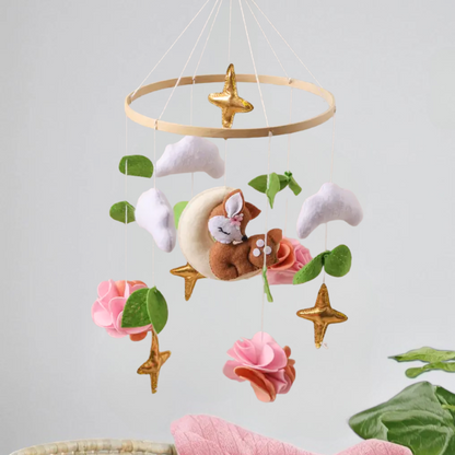 Baby Mobile Noliboobaby Handmade - Deer