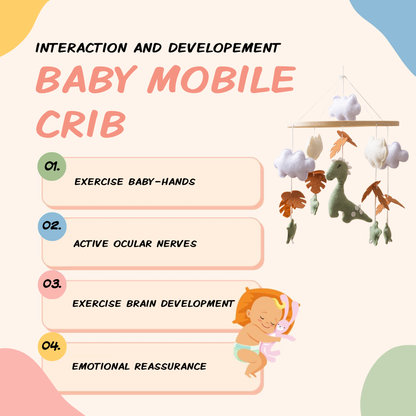 Baby Mobile Handmade Noliboobaby - Dinosaur Island