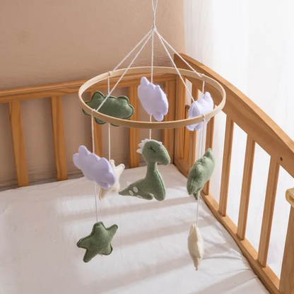 Baby Mobile Handmade Noliboobaby - Dinosaur in Cloudland
