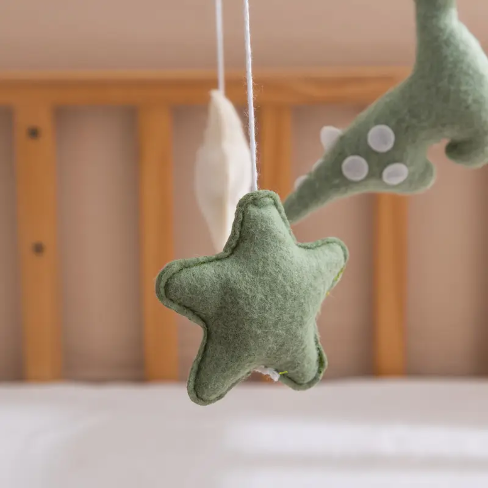 Baby Mobile Handmade Noliboobaby - Dinosaur in Cloudland