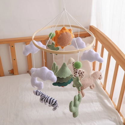 Baby Mobile Handmade Noliboobaby - Heart of the Savanna