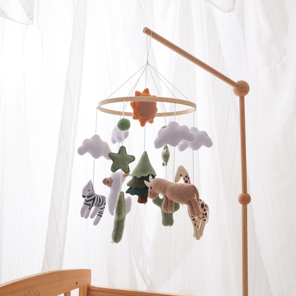 Baby Mobile Handmade Noliboobaby - Heart of the Savanna