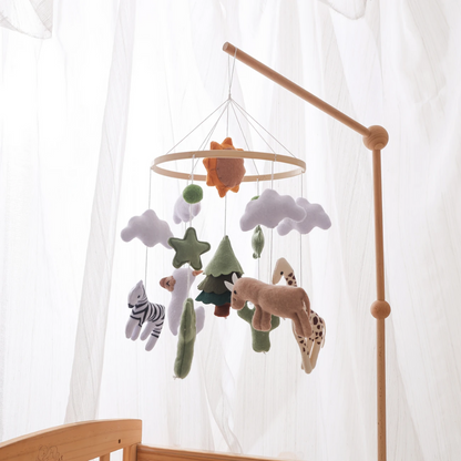 Baby Mobile Handmade Noliboobaby - Heart of the Savanna