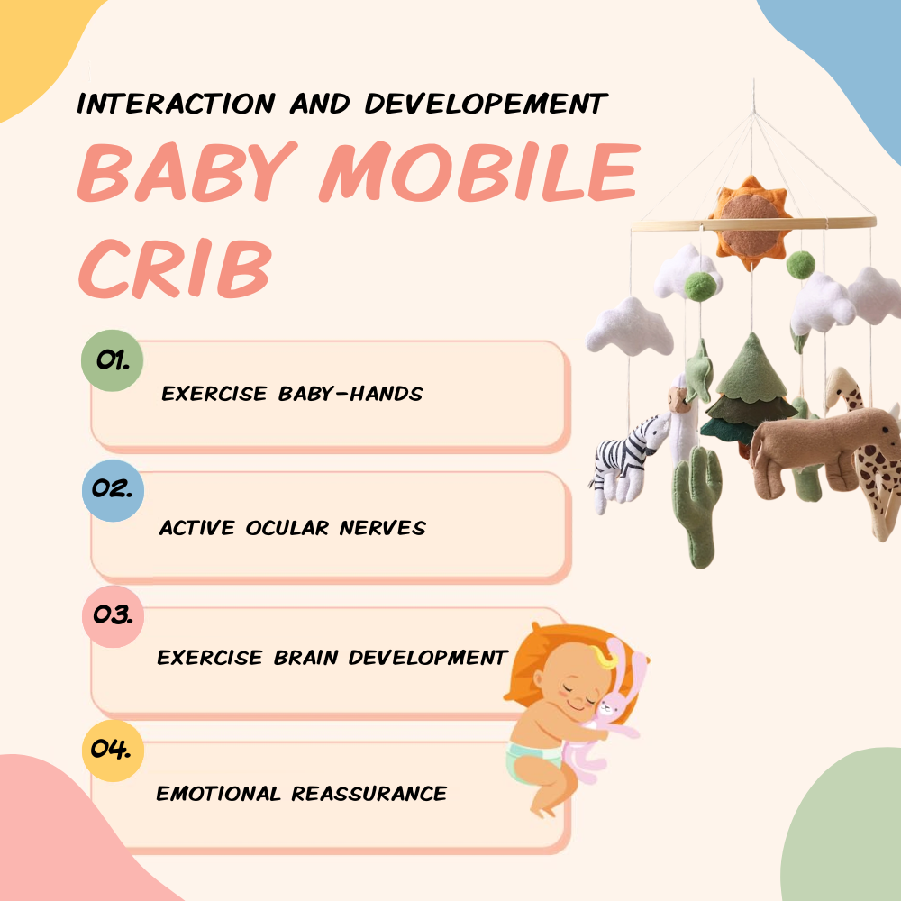 Baby Mobile Handmade Noliboobaby - Heart of the Savanna