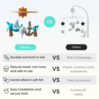 Baby Mobile Noliboobaby Handmade - Island of Pirates