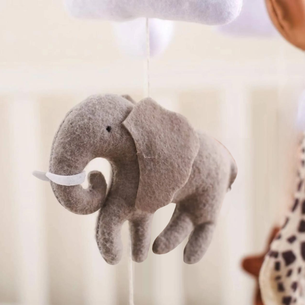 Baby Mobile Noliboobaby Handmade - Lion in Savannah