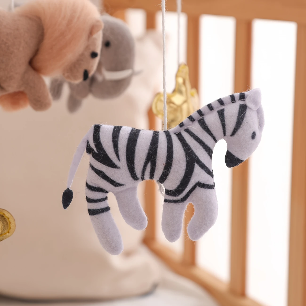 Baby Mobile Noliboobaby Handmade - Lion in Savannah