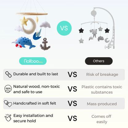 Baby Mobile Noliboobaby Handmade - Little Harbour