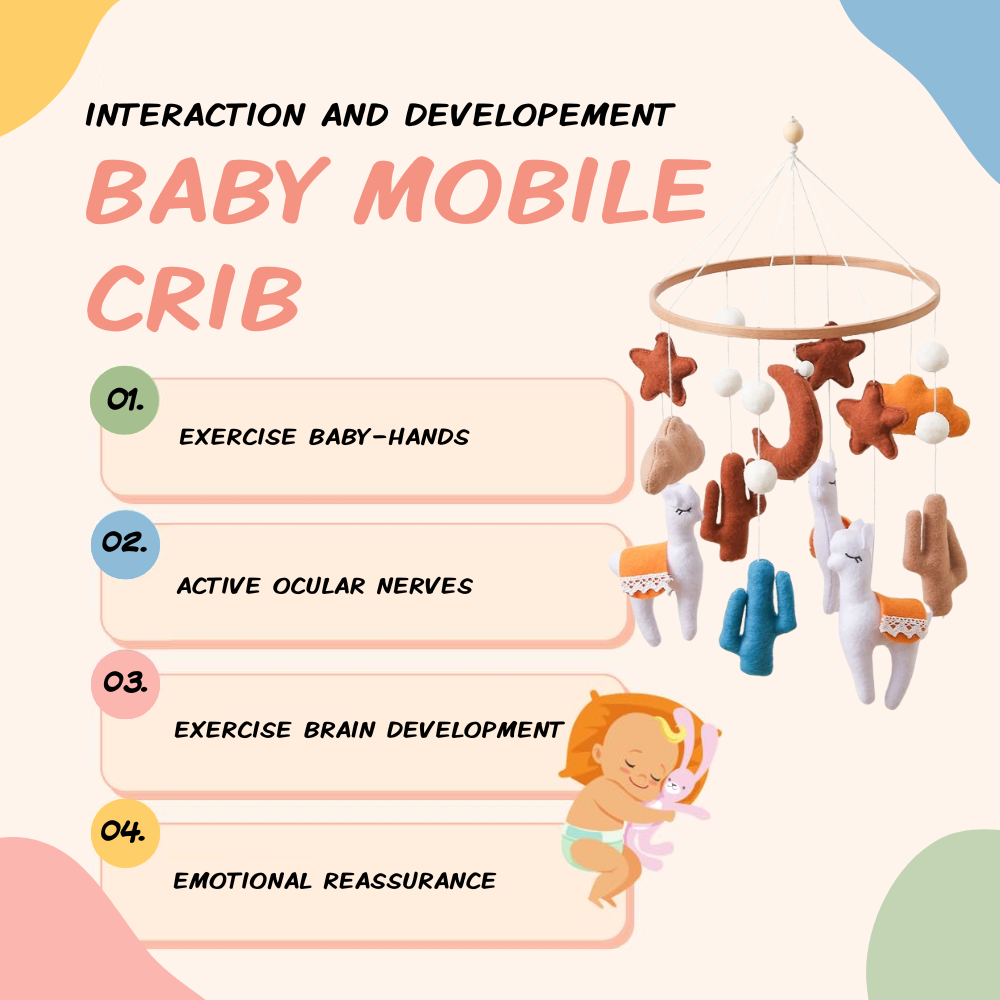 Baby Mobile Noliboobaby Handmade - Llama