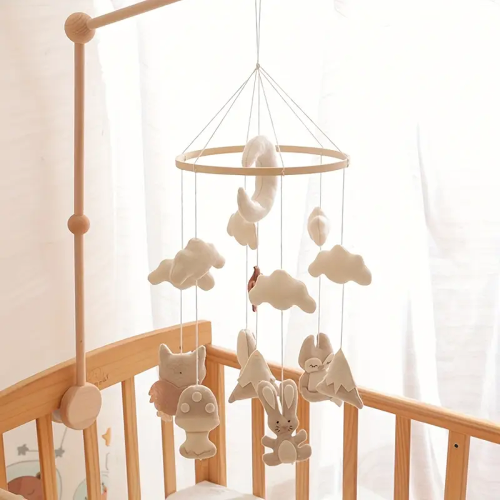 Baby Mobile Handmade Noliboobaby - Mountain in snow