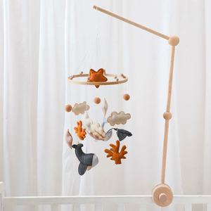 Crib mobile arm