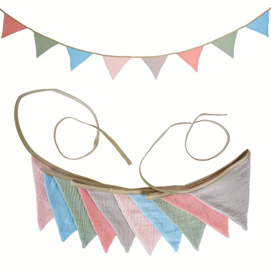 Pennant Garland – Baby Room Decorative Bunting Pastel