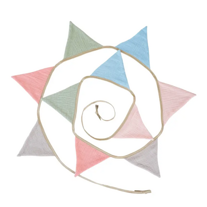 Pennant Garland – Baby Room Decorative Bunting Pastel