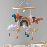 Baby Mobile Noliboobaby Handmade - Rainbow Butterflies