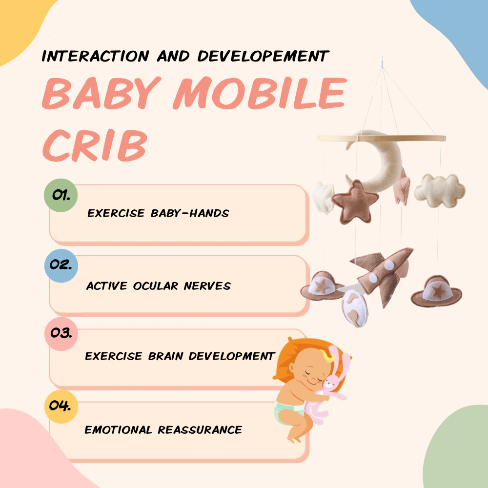 Baby Mobile Handmade Noliboobaby - Starry Dreams