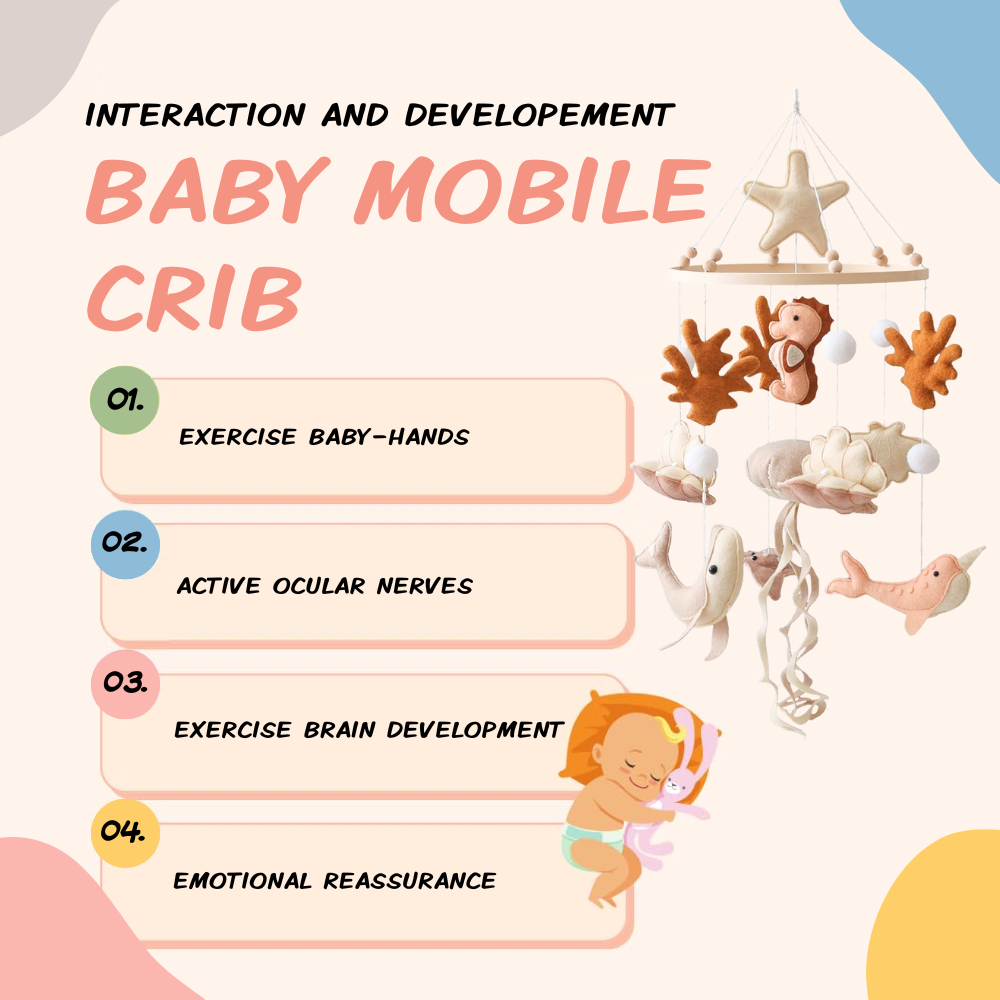 Baby Mobile Handmade Noliboobaby - Under the Sea