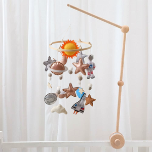 Crib mobile arm