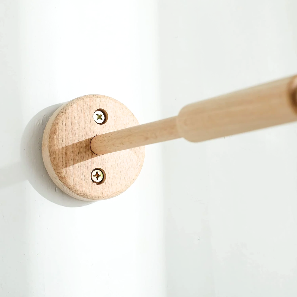 Wall mobile arm - Solid mount made with beech wood