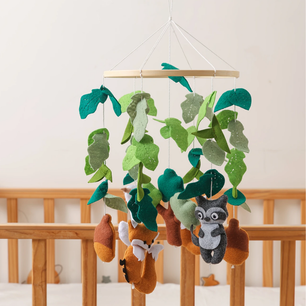 Baby Mobile Handmade Noliboobaby - Woodland Animals