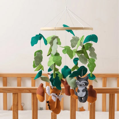 Baby Mobile Handmade Noliboobaby - Woodland Animals