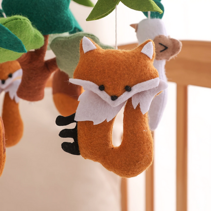 Baby Mobile Handmade Noliboobaby - Woodland Animals