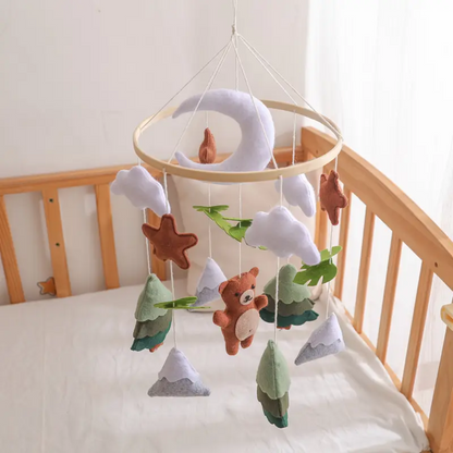 Baby Mobile Handmade Noliboobaby - Woodland Bear